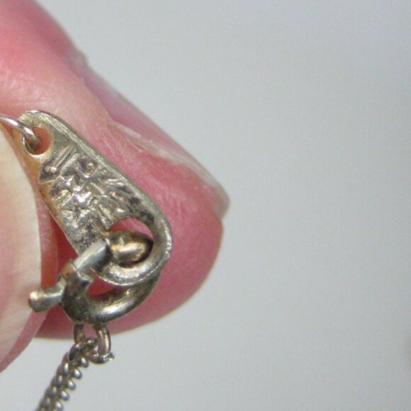 MM2 Mexico Sterling Silver Necklace Amethyst Stone Beads Y Shaped Chain 925 - Picture 10 of 10